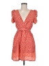 Final Touch 100% Polyester Polka Dots Orange Casual Dress Size M - photo 1