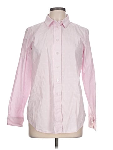 Lizwear by Liz Claiborne Long Sleeve Button-Down Shirt (view 1)
