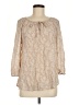 Fred David Tan 3/4 Sleeve Blouse Size M - photo 1