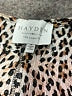 Hayden Animal Print Brown Jumpsuit Size M - photo 4