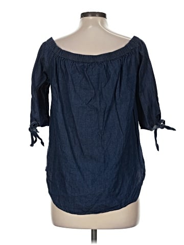 Faded Glory 3/4 Sleeve Blouse (view 2)