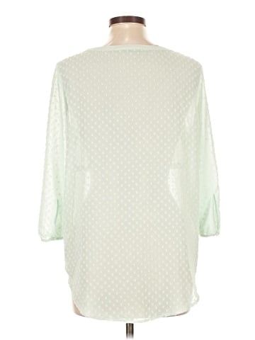 LC Lauren Conrad 3/4 Sleeve Blouse (view 2)