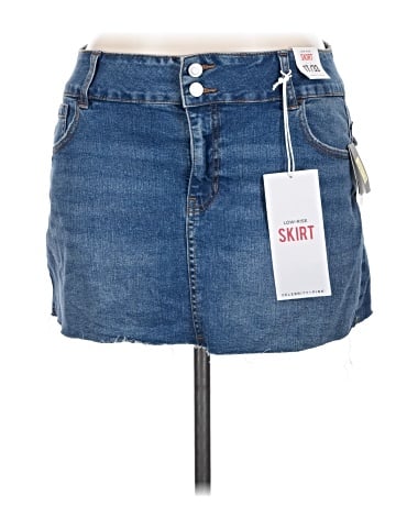 Celebrity Pink Denim Skirt (view 1)