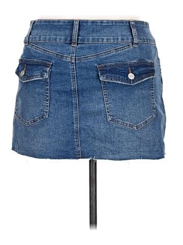 Celebrity Pink Denim Skirt (view 2)
