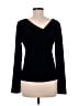 Willi Smith Black Long Sleeve Top Size M - photo 2