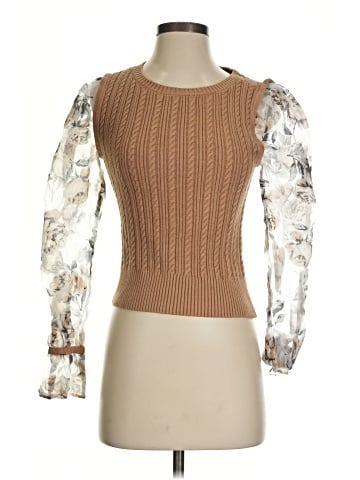 Maeve by Anthropologie 3/4 Sleeve T-Shirt (view 1)