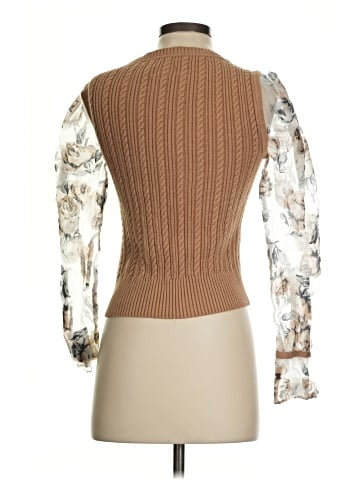 Maeve by Anthropologie 3/4 Sleeve T-Shirt (view 2)
