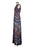 Veronica M. Print Blue Casual Dress Size S - photo 5