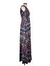 Veronica M. Print Blue Casual Dress Size S - photo 4