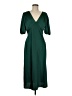 Alexia Admor Solid Green Casual Dress Size 8 - photo 1