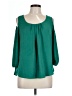 Meraki Green 3/4 Sleeve Blouse Size L - photo 1