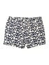 Faded Glory Floral Blue White Shorts Size 14 - photo 2