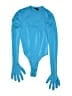 PrettyLittleThing Blue Bodysuit Size 4 - photo 1
