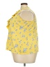 Chaps 100% Cotton Yellow Sleeveless Blouse Size 2X - photo 5
