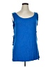 Ashley Stewart Blue Sleeveless Top Size 14 Plus - photo 1