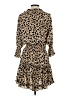 Buddy Love 100% Polyester Animal Print Tan Casual Dress Size S - photo 2