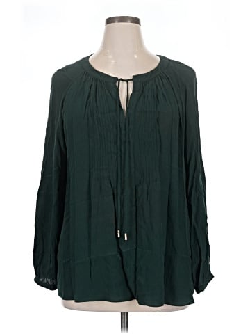 Skies Are Blue Long Sleeve Blouse (view 1)
