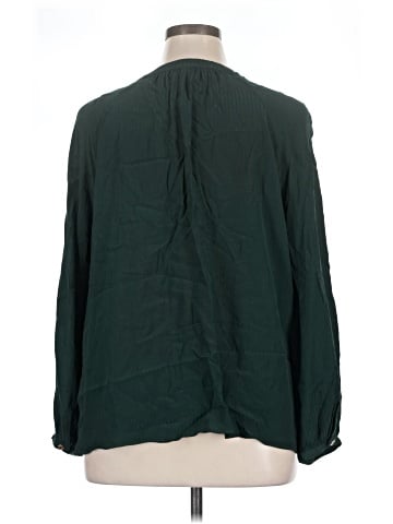Skies Are Blue Long Sleeve Blouse (view 2)