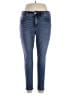 Melissa McCarthy Seven7 Solid Blue Jeans Size 14 - photo 1
