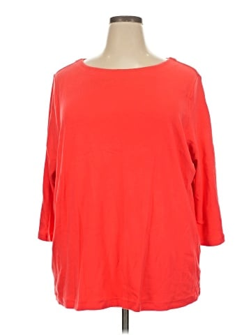 Croft & Barrow 3/4 Sleeve T-Shirt (view 1)