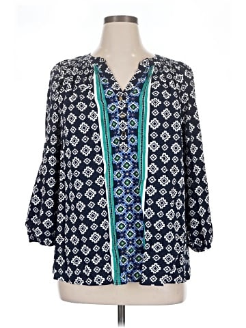 Charter Club 3/4 Sleeve Blouse (view 1)