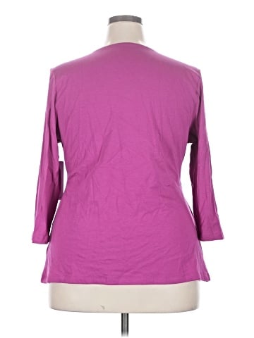 Soft Surroundings 3/4 Sleeve Top (view 2)
