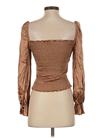 Reformation 3/4 Sleeve Silk Top (view 2)
