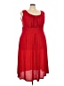 Scarlett Solid Red Cocktail Dress Size 20W - photo 1