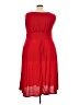 Scarlett Solid Red Cocktail Dress Size 20W - photo 2
