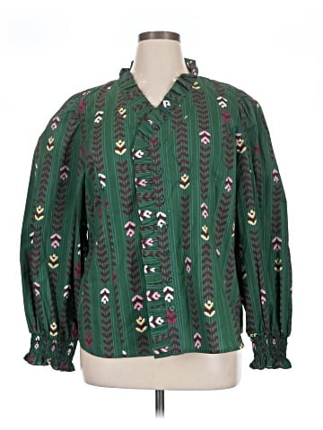 Umgee Long Sleeve Button-Down Shirt (view 1)