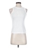 Marled White Sleeveless T-Shirt Size XS - photo 1
