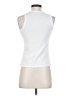 Marled White Sleeveless T-Shirt Size XS - photo 2