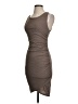Leith Solid Brown Cocktail Dress Size XS - photo 1