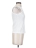 Marled White Sleeveless T-Shirt Size XS - photo 4