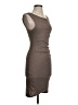 Leith Solid Brown Cocktail Dress Size XS - photo 4
