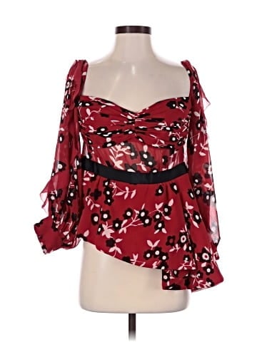 Self-Portrait 3/4 Sleeve Blouse (view 1)