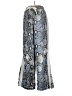 Gracia 100% Polyester Animal Print Silver Casual Pants Size S - photo 1