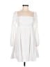 EXLURA White Casual Dress Size M - photo 1