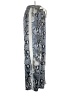Gracia 100% Polyester Animal Print Silver Casual Pants Size S - photo 4