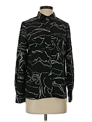 Topshop Long Sleeve Blouse (view 1)