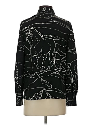 Topshop Long Sleeve Blouse (view 2)