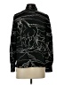 Topshop 100% Polyester Print Black Long Sleeve Blouse Size 4 - photo 2