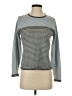 Petite Sophisticate Houndstooth Blue Pullover Sweater Size S - photo 1