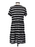 Ann Taylor LOFT Stripes Gray Casual Dress Size S - photo 2