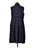 Talbots Outlet Stripes Blue Casual Dress Size 16 - photo 2