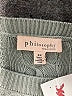 Philosophy Republic Clothing Gray Pullover Sweater Size S - photo 7