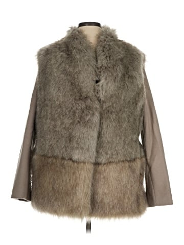 Elie Tahari Faux Fur Vest (view 1)