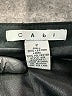 CAbi 100% Leather Solid Black Formal Skirt Size 2 - photo 4