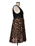 Shein Curve 100% Polyester Animal Print Brown Casual Dress Size 12 Plus (0) - photo 4