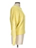 Du Paradis Solid Yellow Pullover Sweater Size L - photo 4
